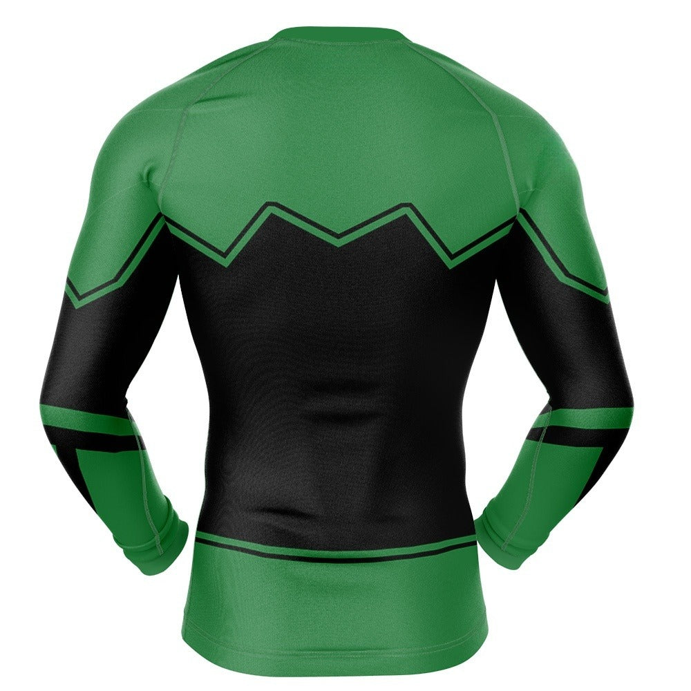 Green Lantern Cosplay Rash Guard