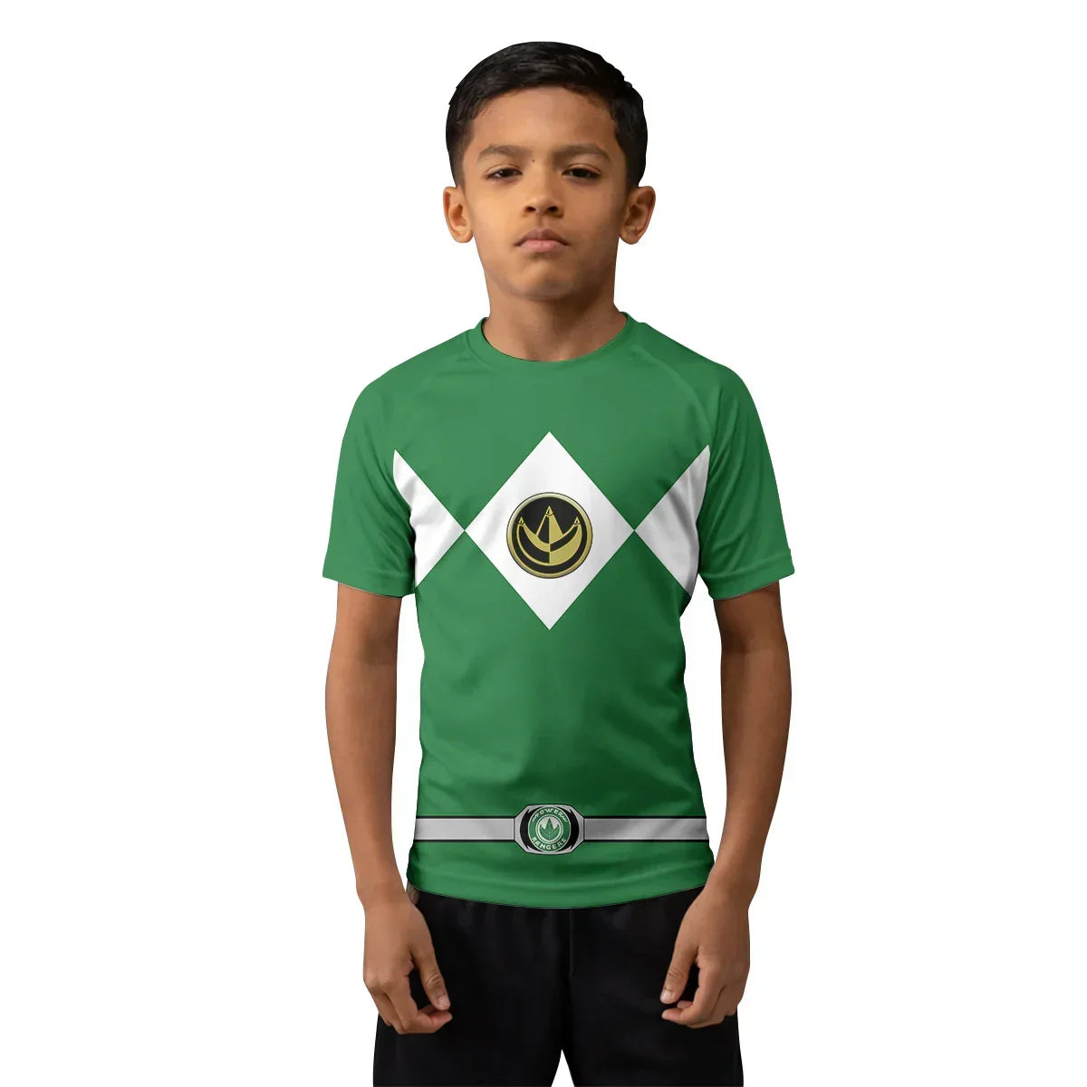 Green Ranger Power Rangers Kids Rash Guard