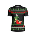 Grinch And Santa Jiu Jitsu Kids Rash Guard