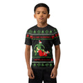 Grinch And Santa Jiu Jitsu Kids Rash Guard