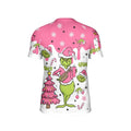 Grinch Pink Santa Kids Rash Guard