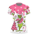 Grinch Pink Santa Rash Guard