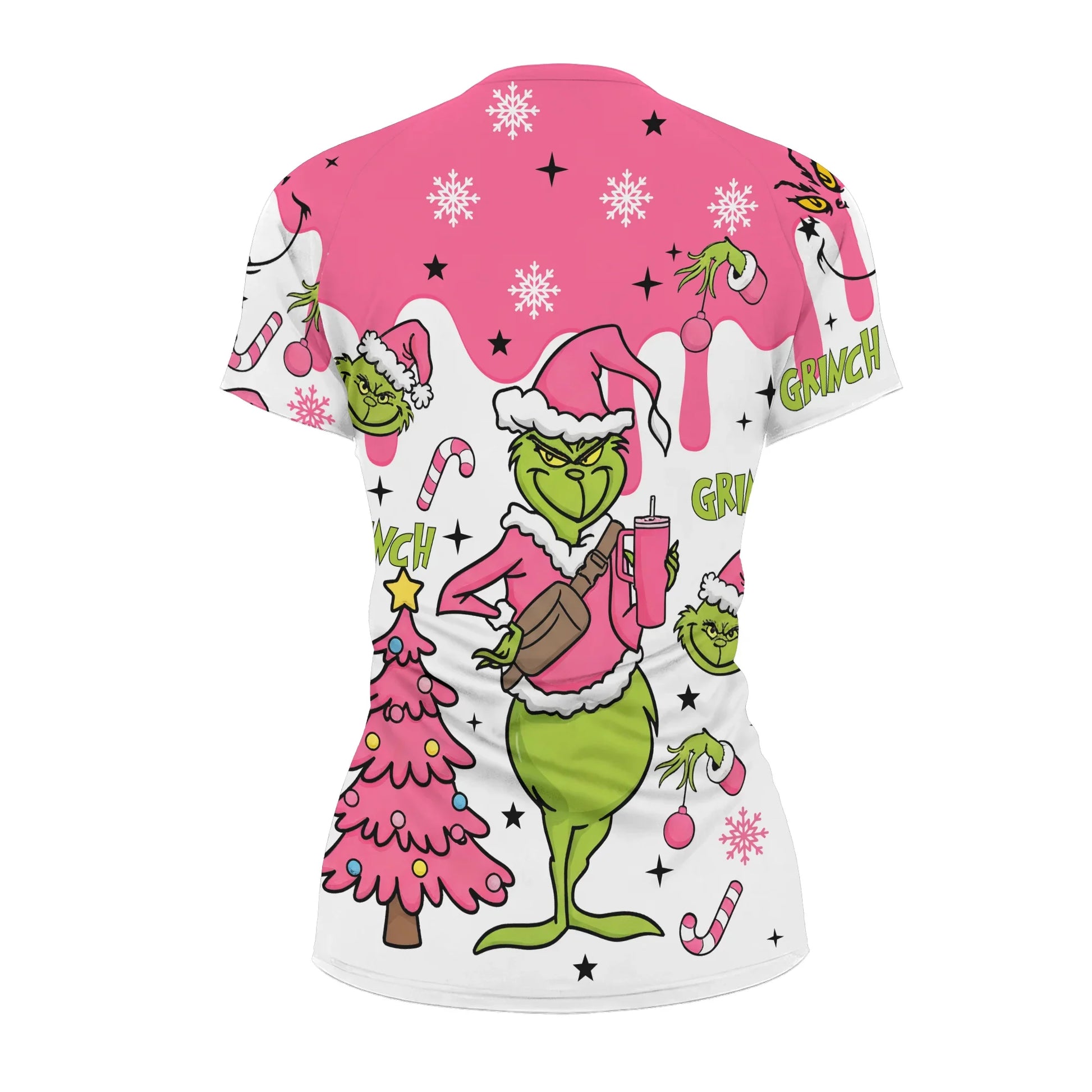 Grinch Pink Santa Rash Guard
