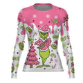 Grinch Pink Santa Rash Guard