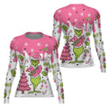 Grinch Pink Santa Rash Guard