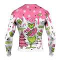 Grinch Pink Santa Rash Guard