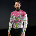 Grinch Pink Santa Rash Guard