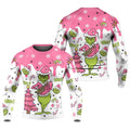 Grinch Pink Santa Rash Guard