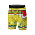 Grinch Santa Festive Compression Shorts