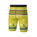 Grinch Santa Festive Compression Shorts