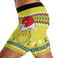 Grinch Santa Festive Compression Shorts
