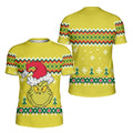 Grinch Santa Festive Kids Rash Guard