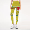 Grinch Santa Festive Leggings