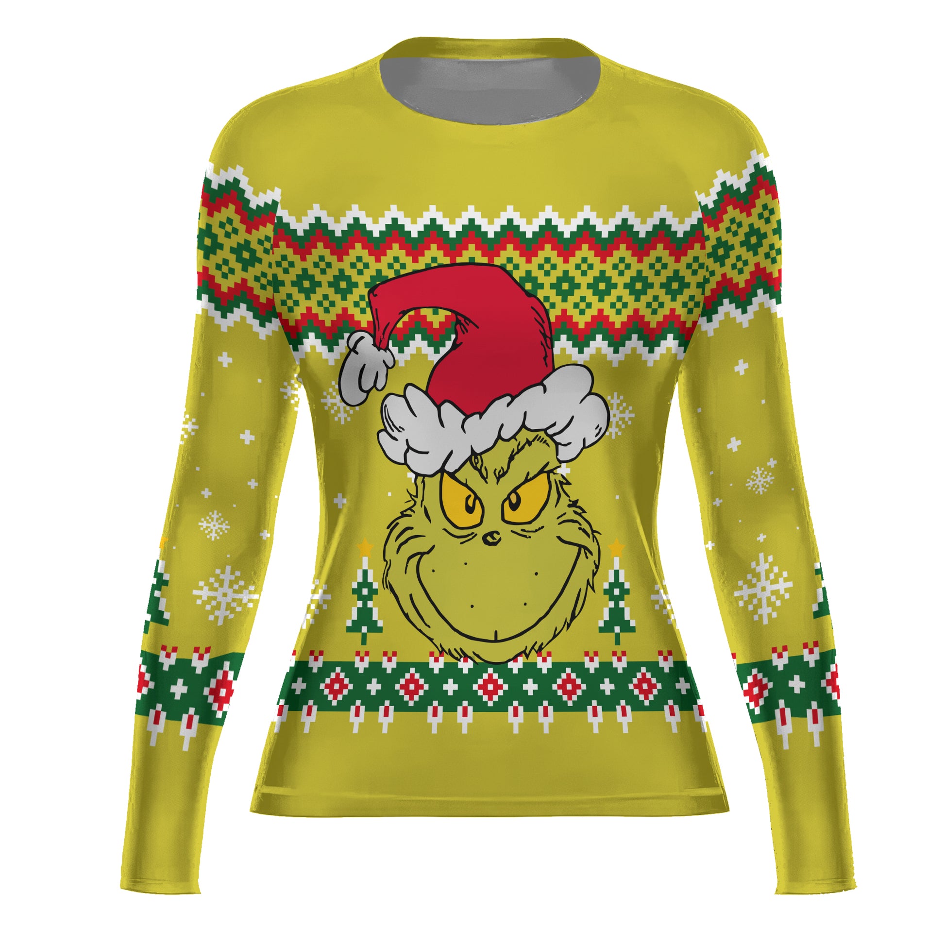 Grinch Santa Festive Rash Guard