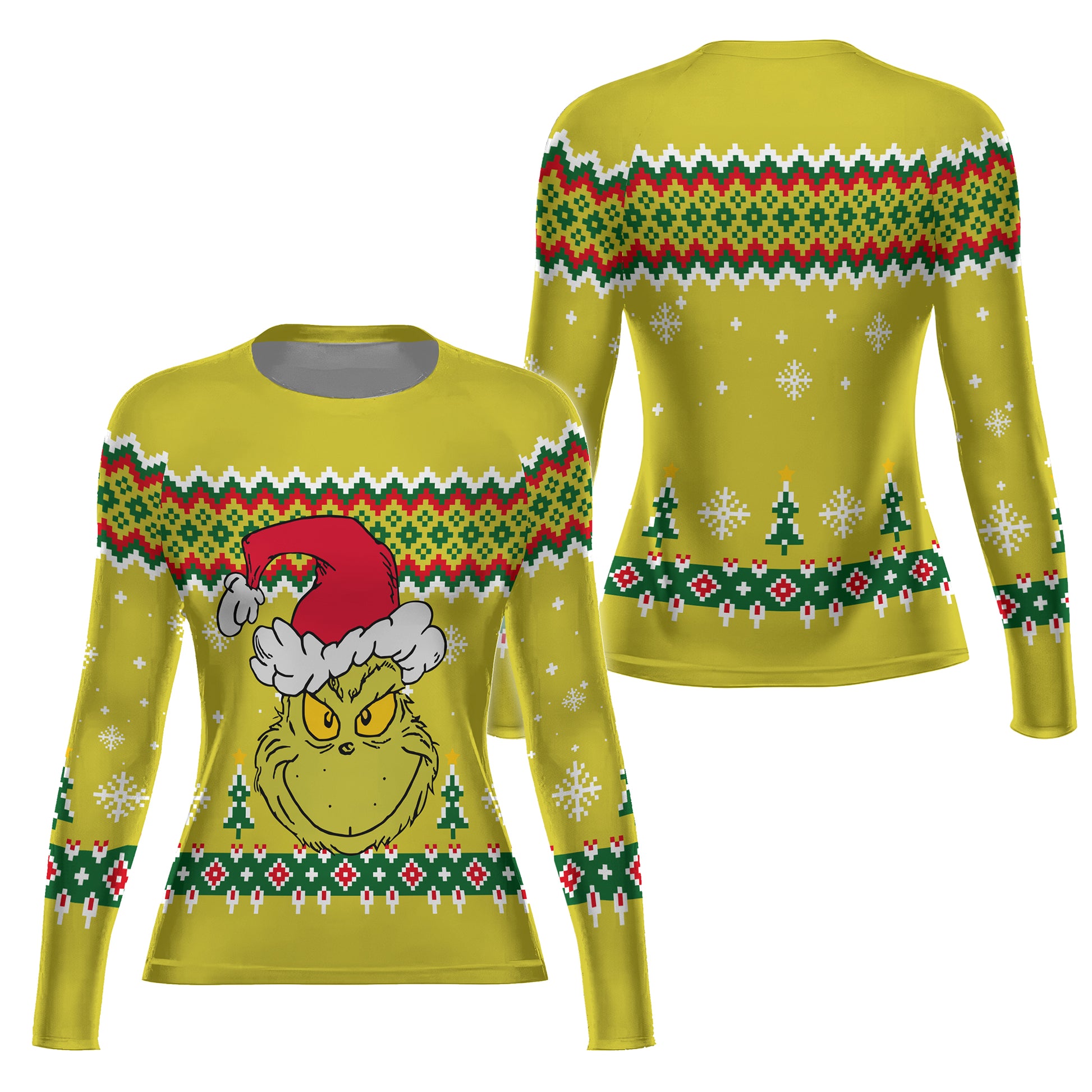 Grinch Santa Festive Rash Guard