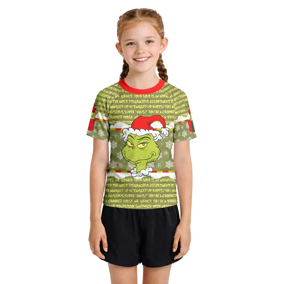 Grinch Xmas Kids Rash Guard