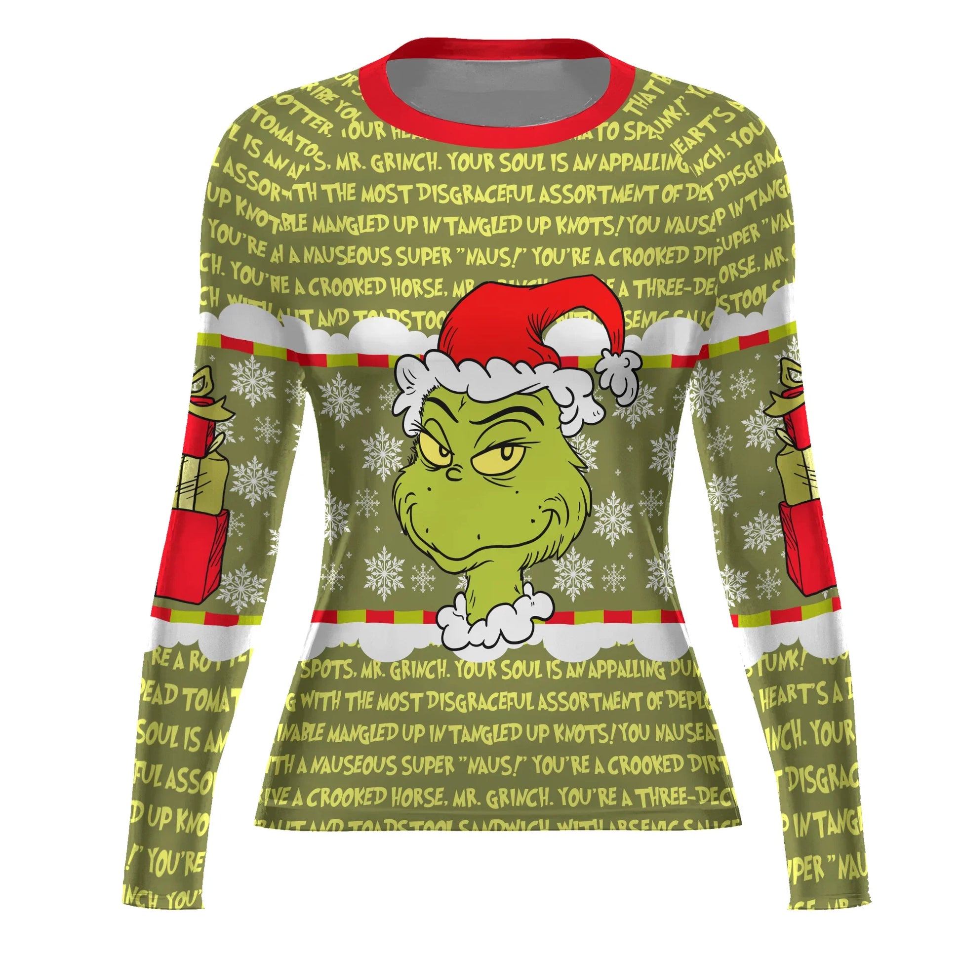 Grinch Xmas Rash Guard