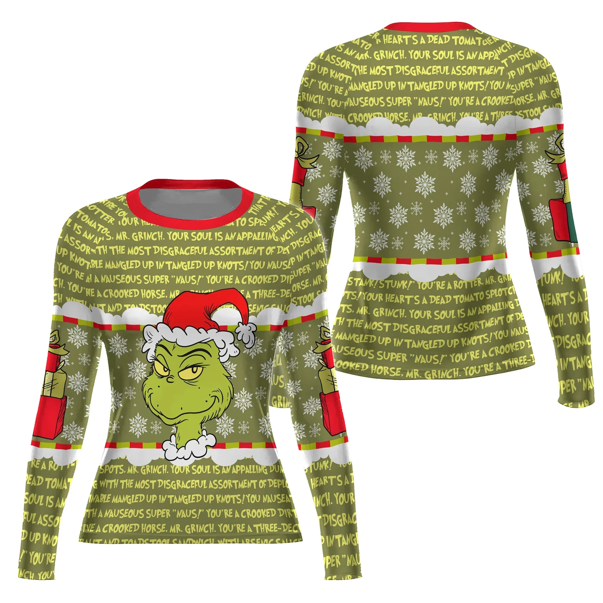 Grinch Xmas Rash Guard
