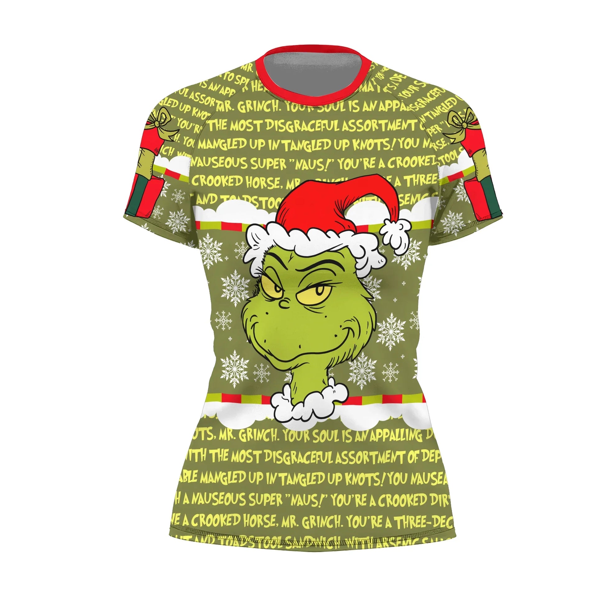 Grinch Xmas Rash Guard