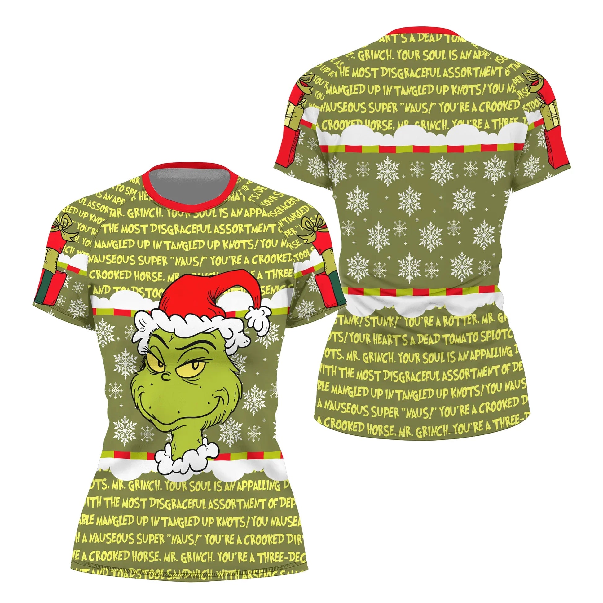 Grinch Xmas Rash Guard