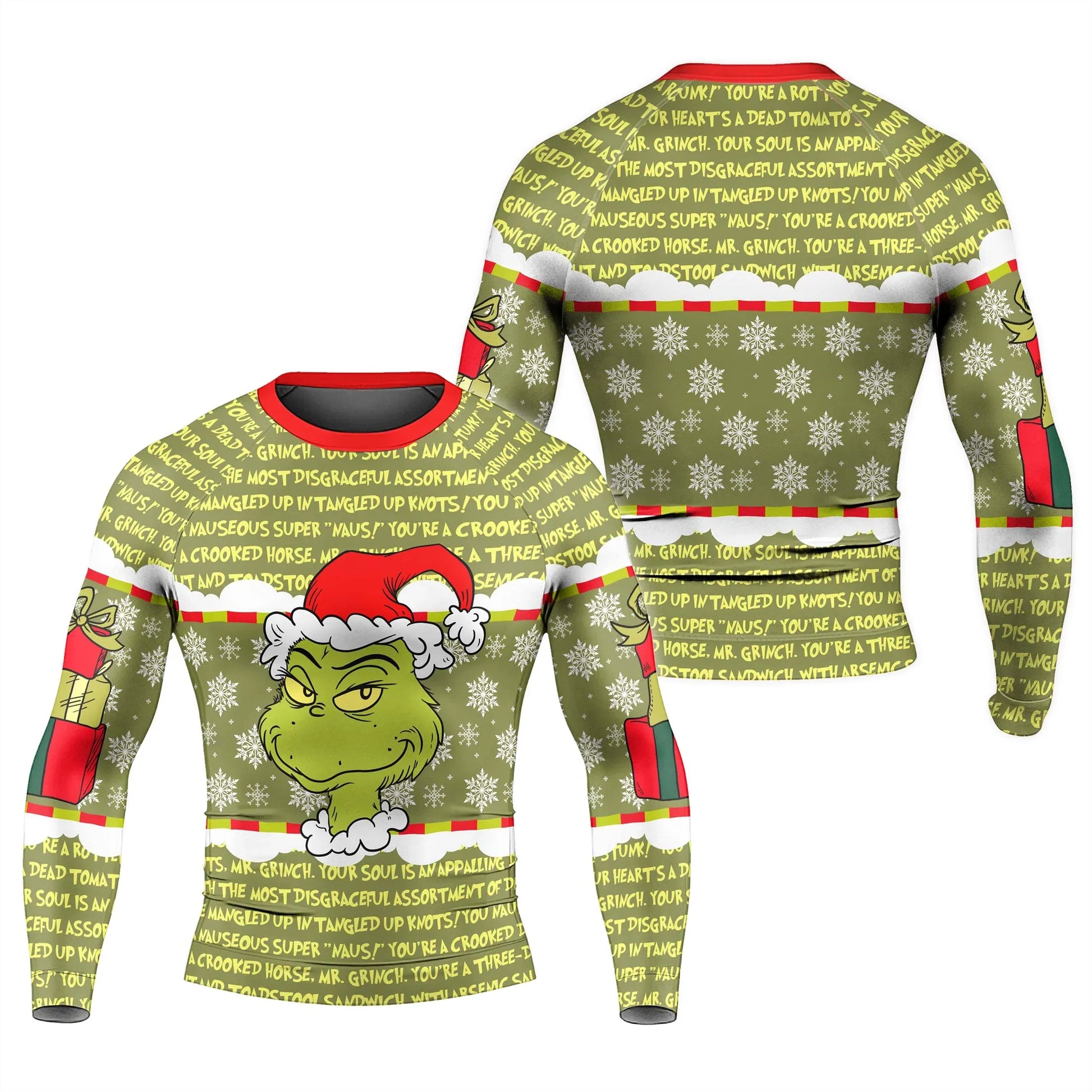 Grinch Xmas Rash Guard