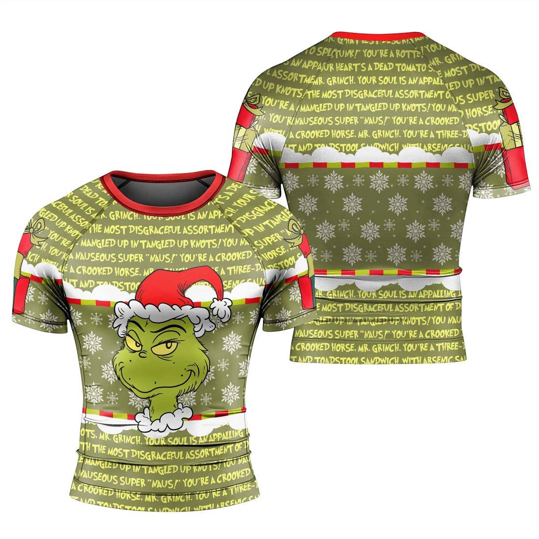 Grinch Xmas Rash Guard