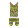Grinch Xmas Wrestling Singlet