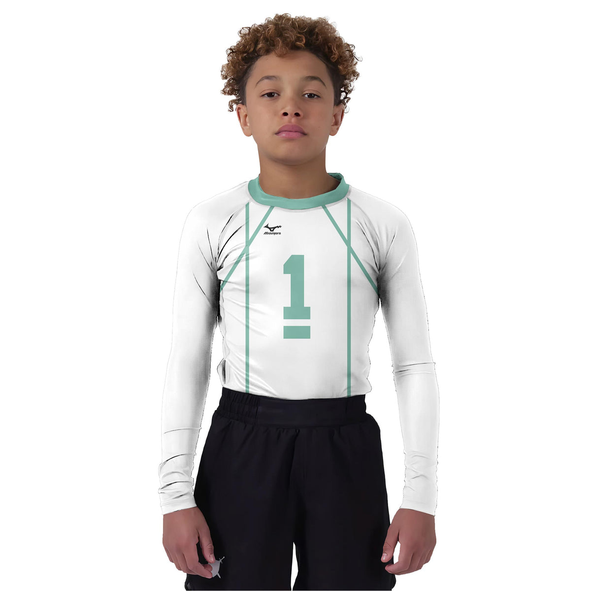 Haikyuu Date Tech Number 1 Kids Rash Guard
