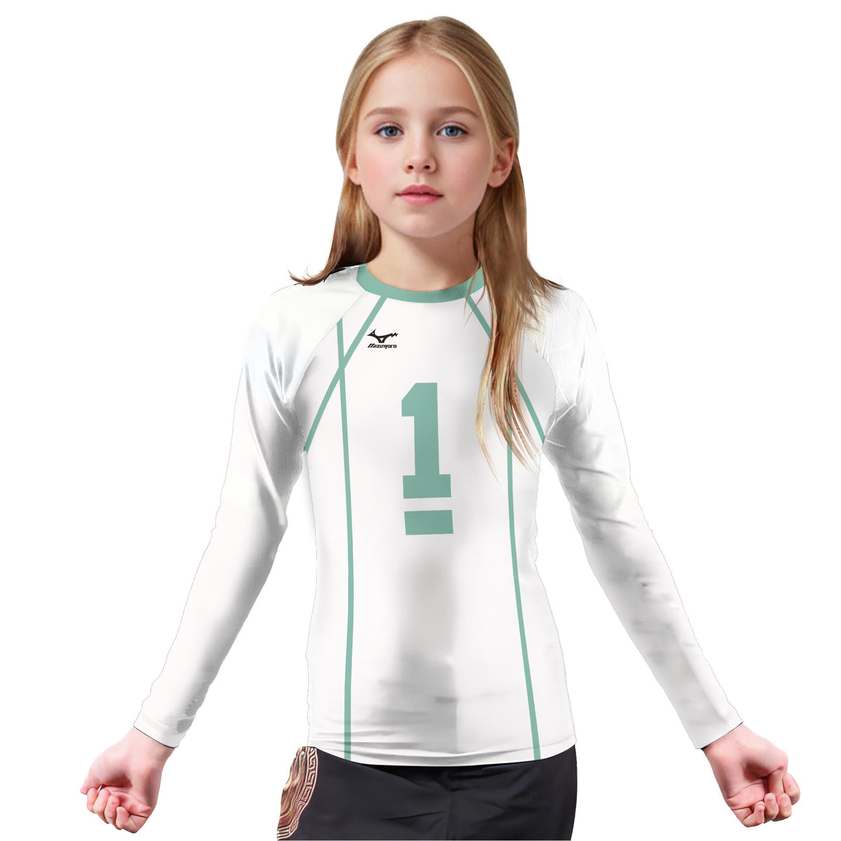 Haikyuu Date Tech Number 1 Kids Rash Guard