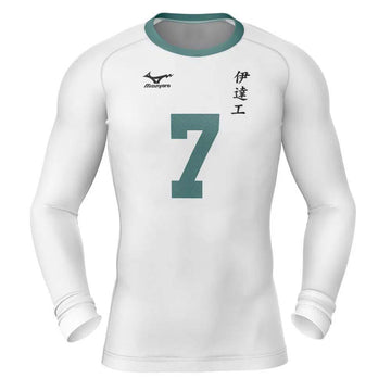 Haikyuu Date Tech Number 7 Long Sleeve Rash Guard