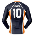 Haikyuu Karasuno Number 10 Long Sleeve Rash Guard