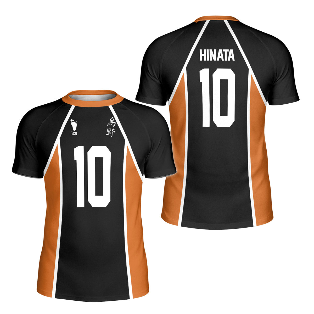 Haikyuu Karasuno Number 10 Kids Rash Guard