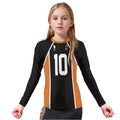 Haikyuu Karasuno Number 10 Kids Rash Guard