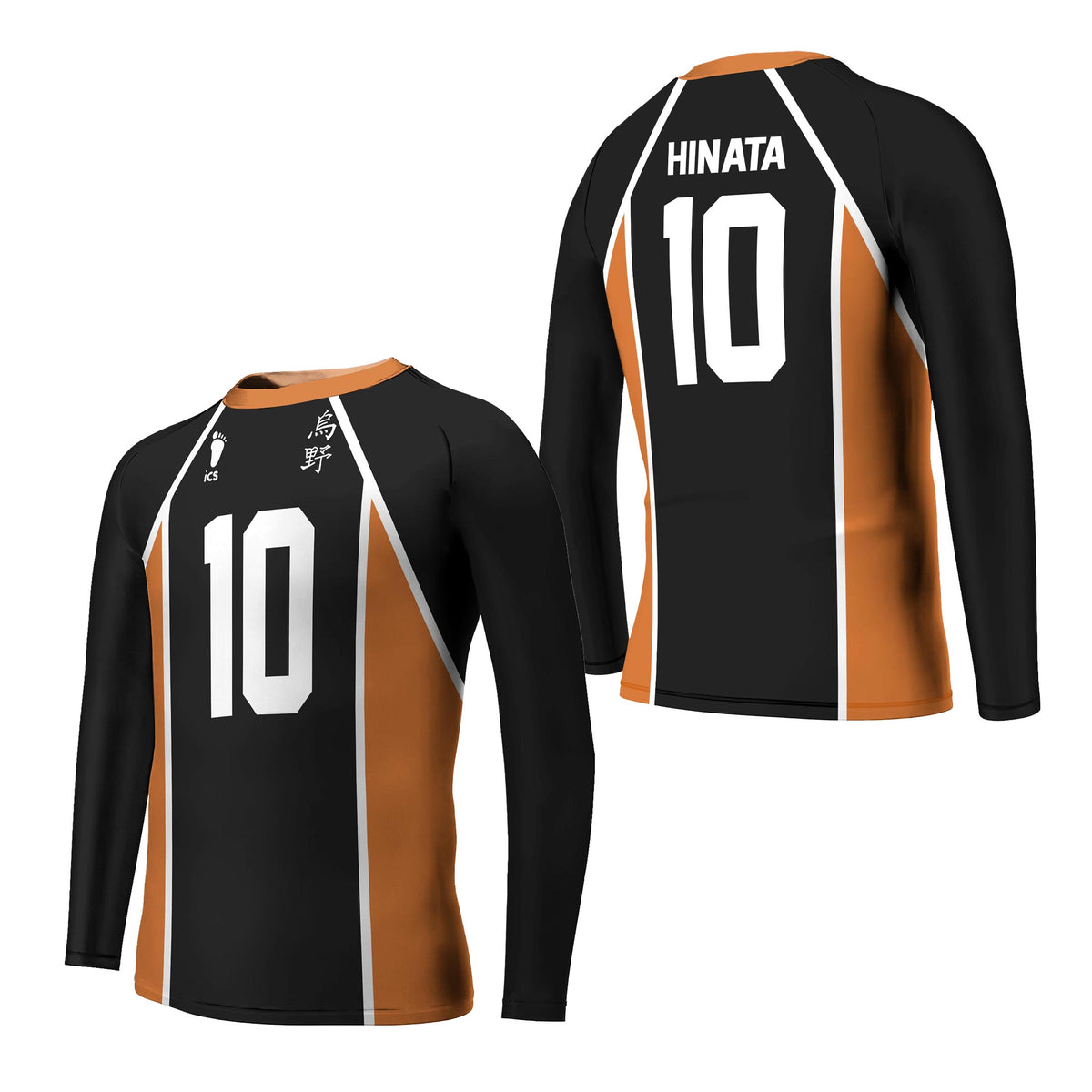 Haikyuu Karasuno Number 10 Kids Rash Guard