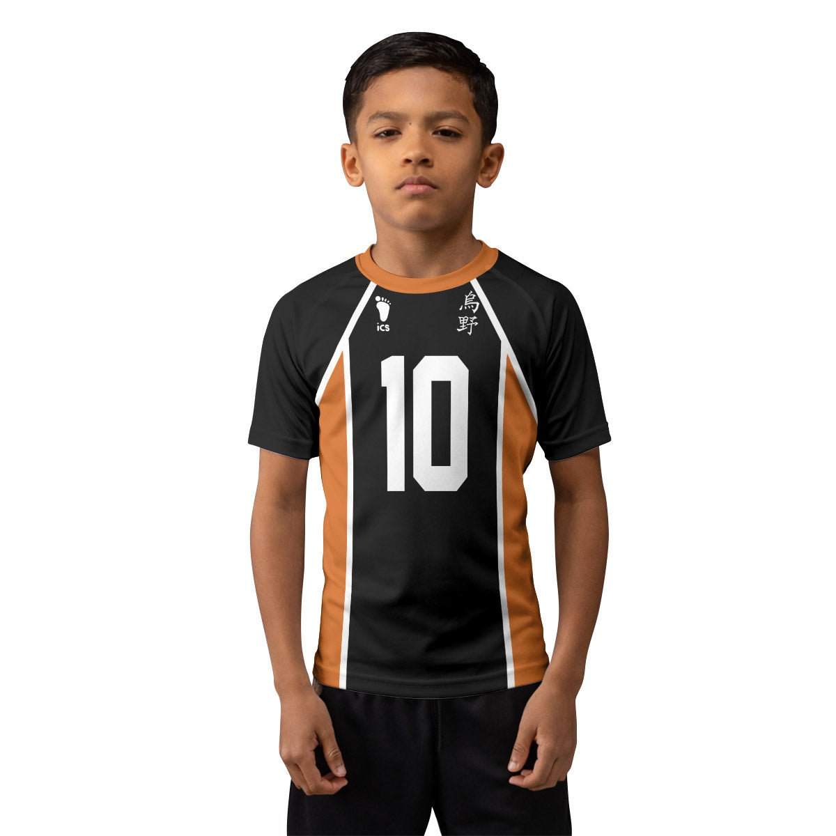 Haikyuu Karasuno Number 10 Kids Rash Guard