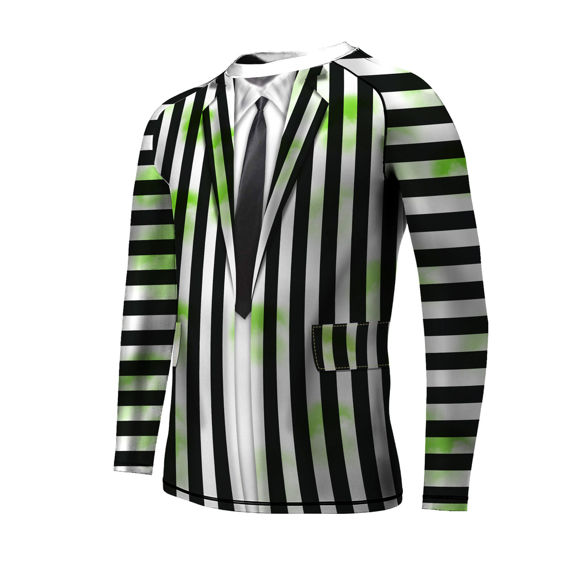 Halloween Beetlejuice Cosplay Kids Rash Guard