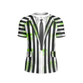 Halloween Beetlejuice Cosplay Kids Rash Guard