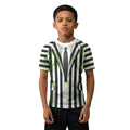 Halloween Beetlejuice Cosplay Kids Rash Guard