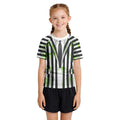 Halloween Beetlejuice Cosplay Kids Rash Guard