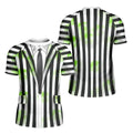 Halloween Beetlejuice Cosplay Kids Rash Guard