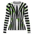 Halloween Beetlejuice Cosplay Rash Guard