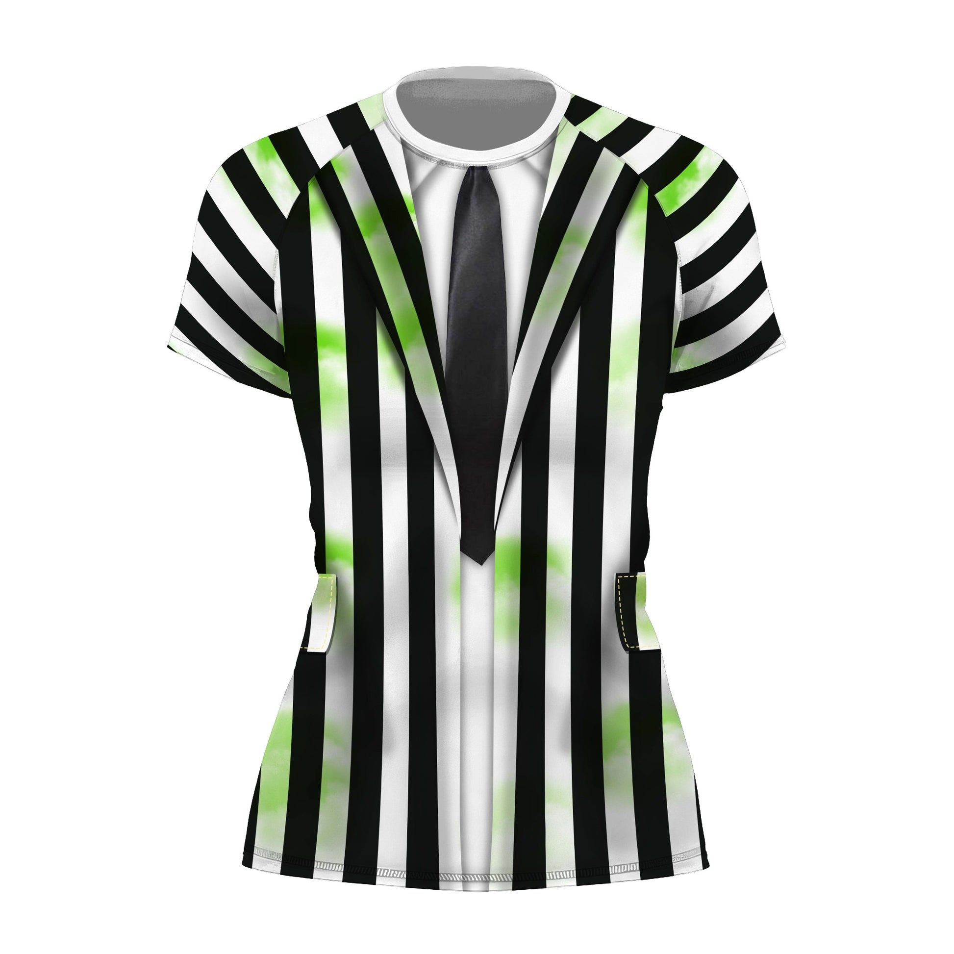 Halloween Beetlejuice Cosplay Rash Guard