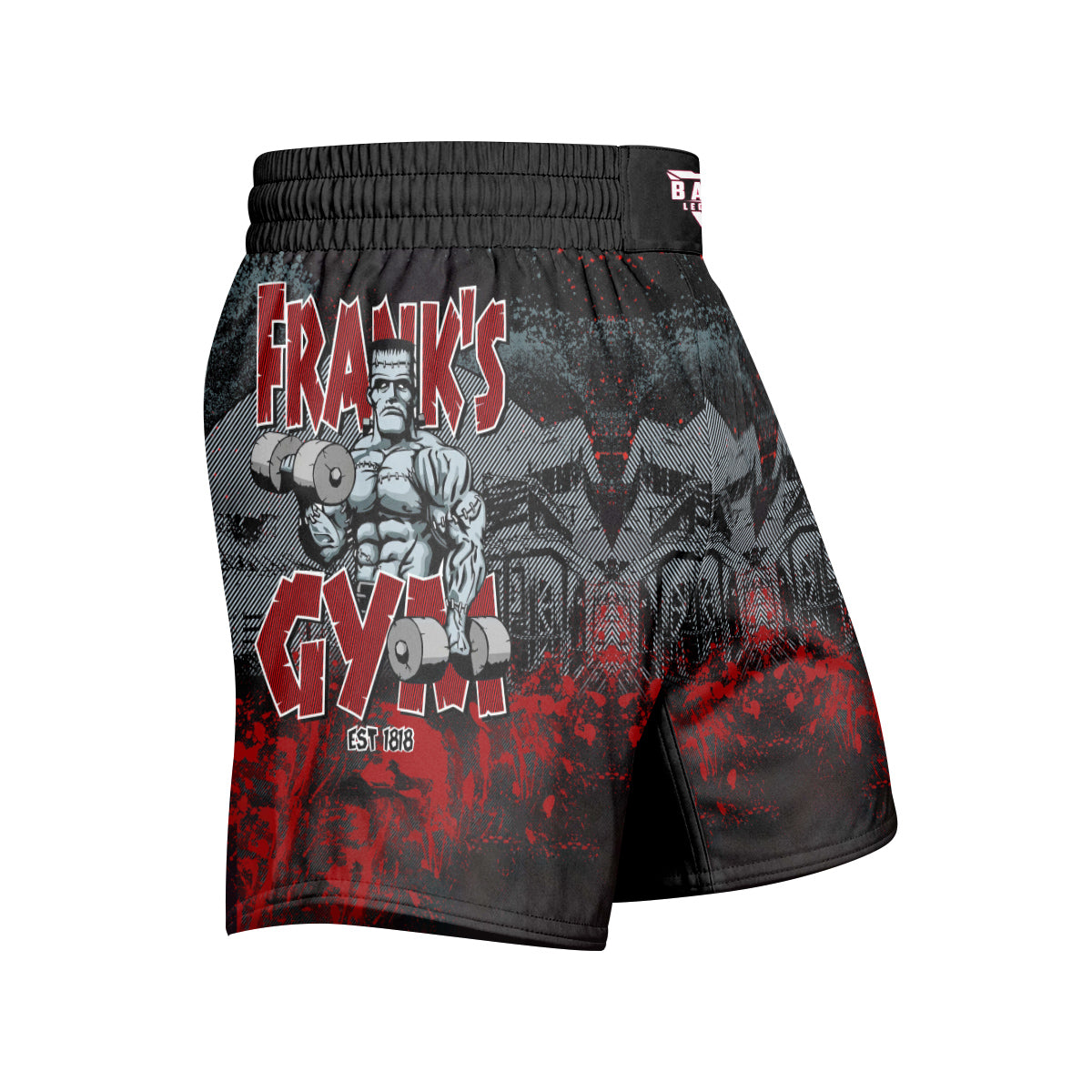 Halloween Frankenstein 1988 Gym Grappling Shorts