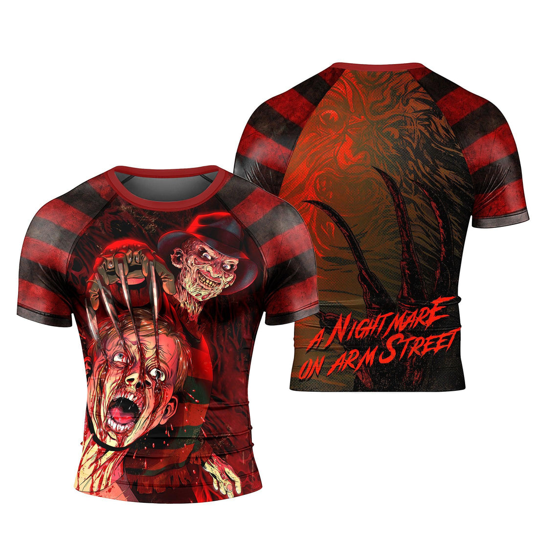 Halloween Freddy Krueger Rash Guard