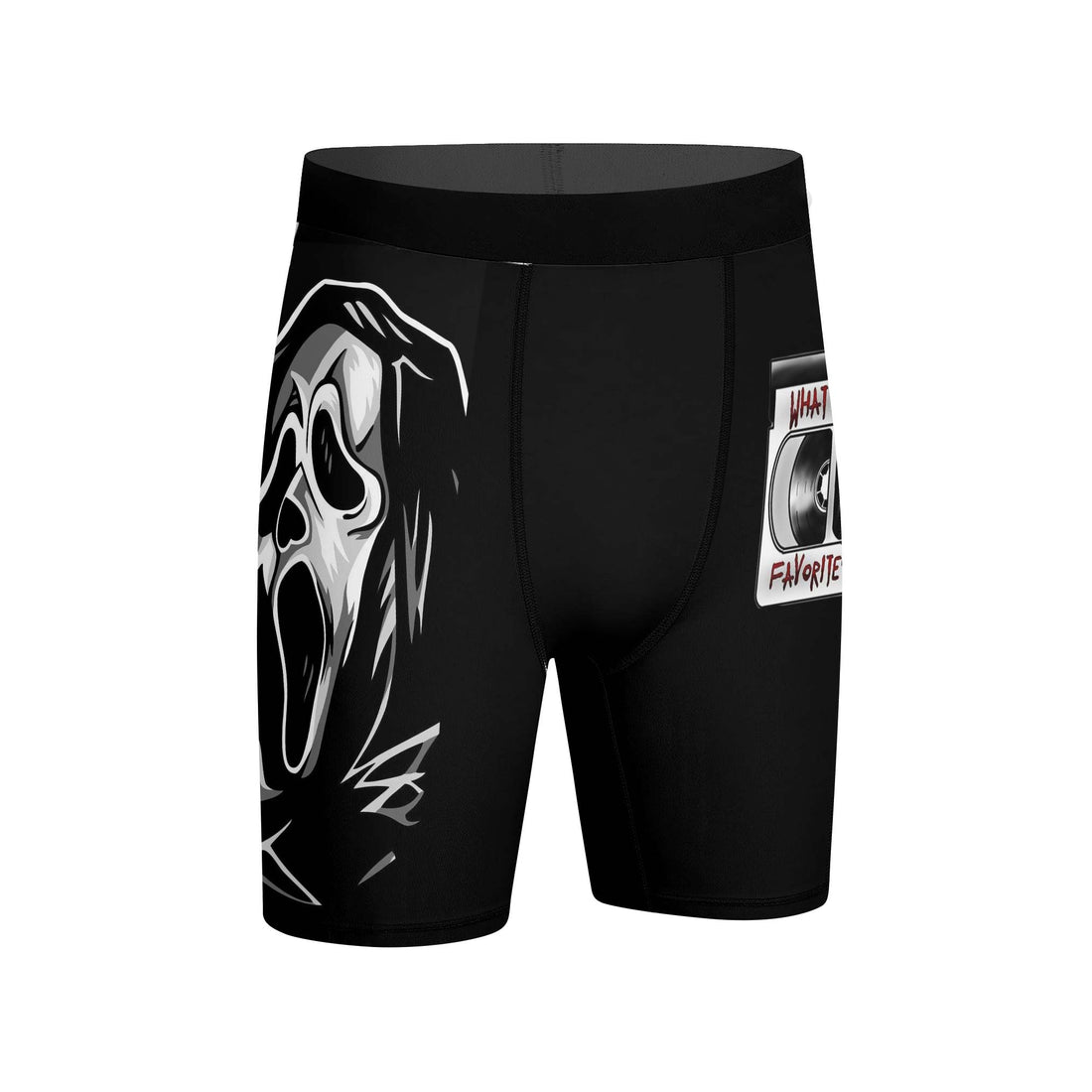 Halloween Ghostface Compression Shorts