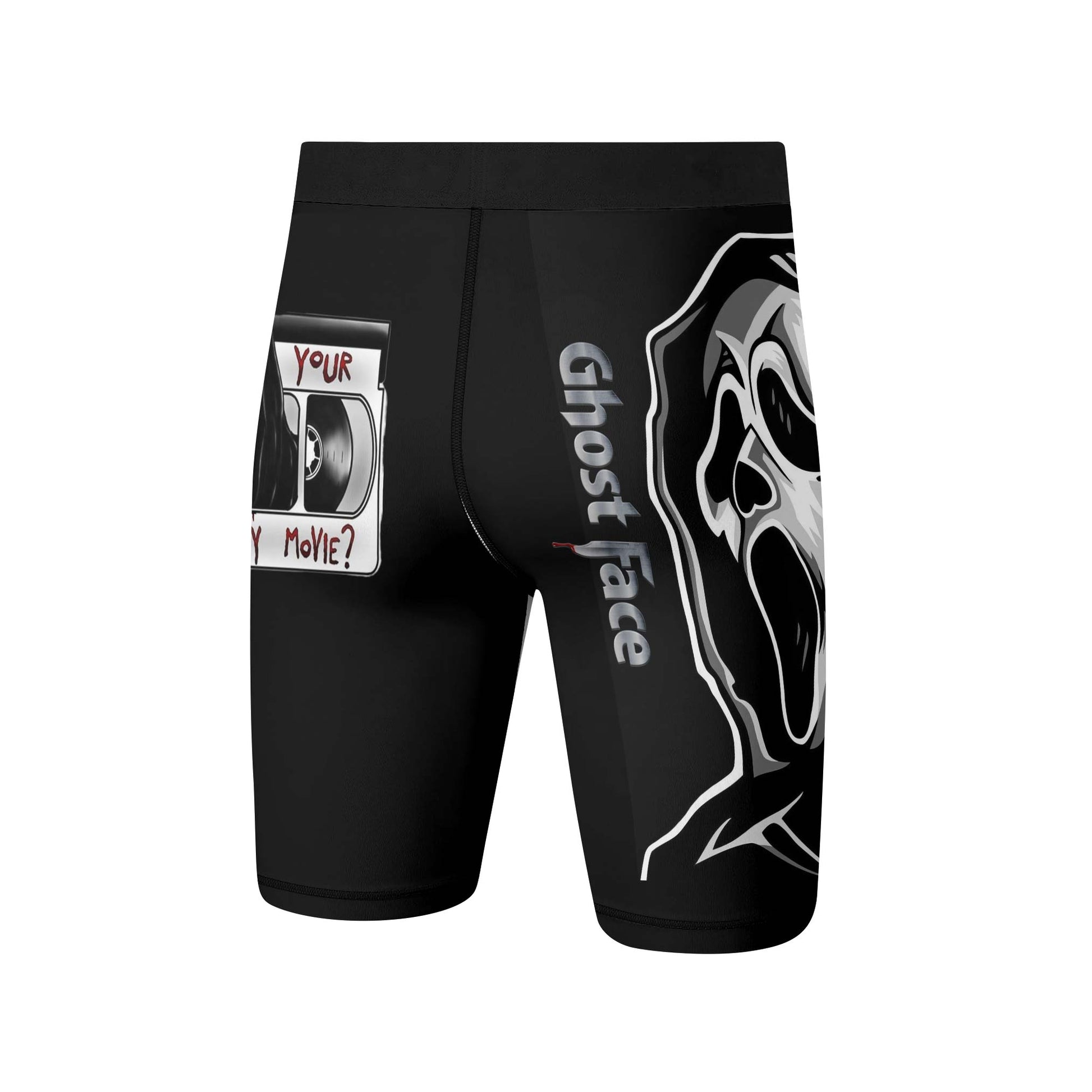 Halloween Ghostface Compression Shorts