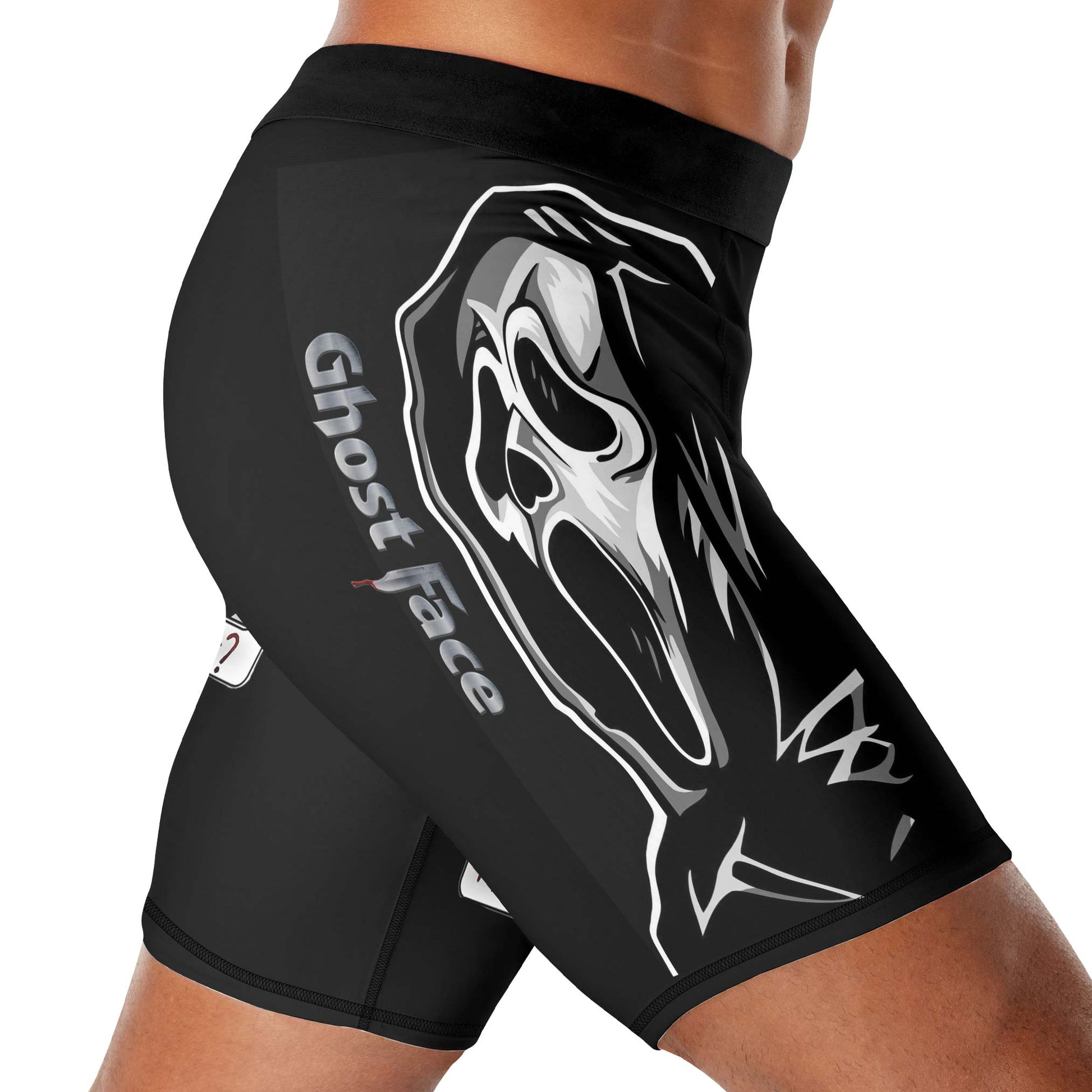 Halloween Ghostface Compression Shorts