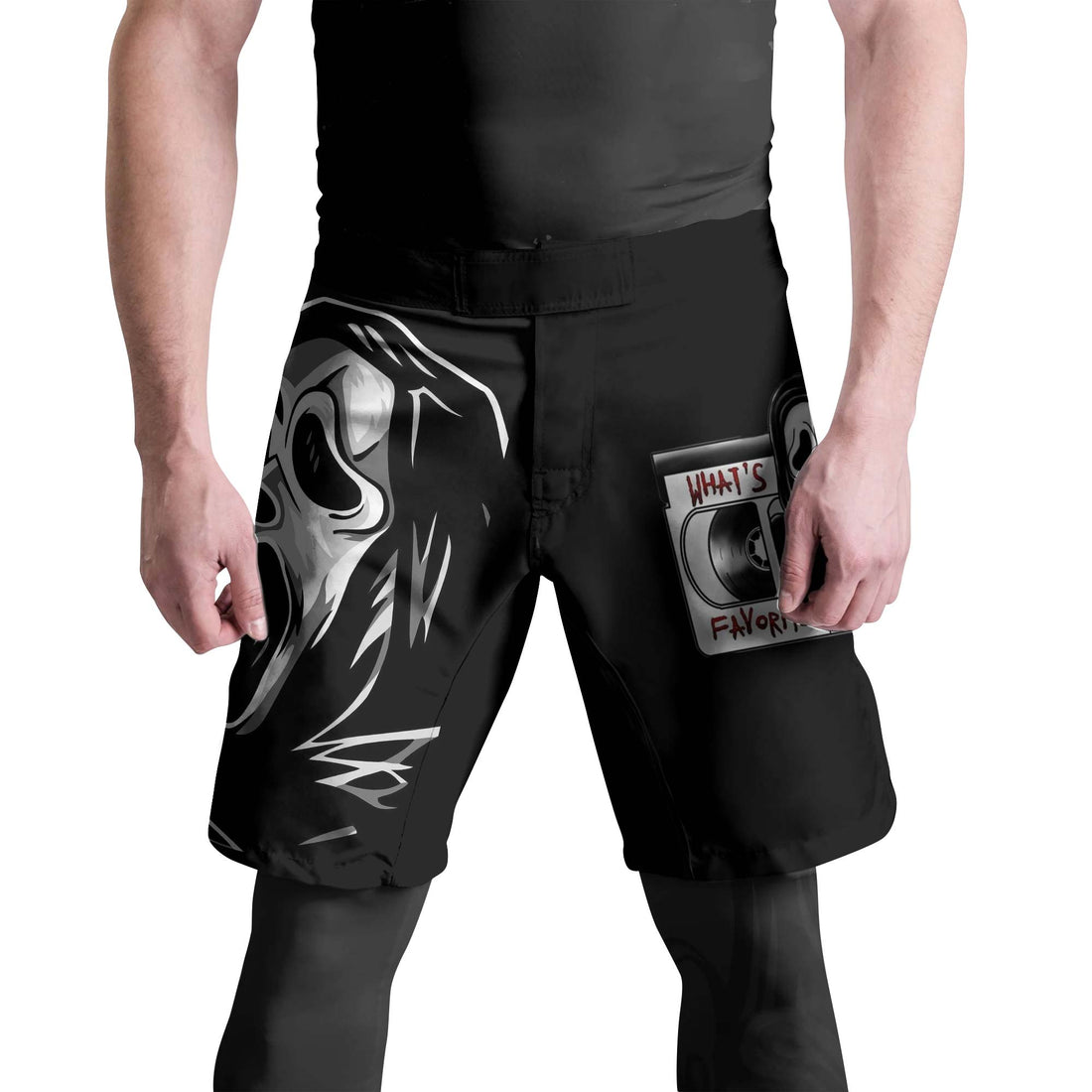 Halloween Ghostface Fight Shorts