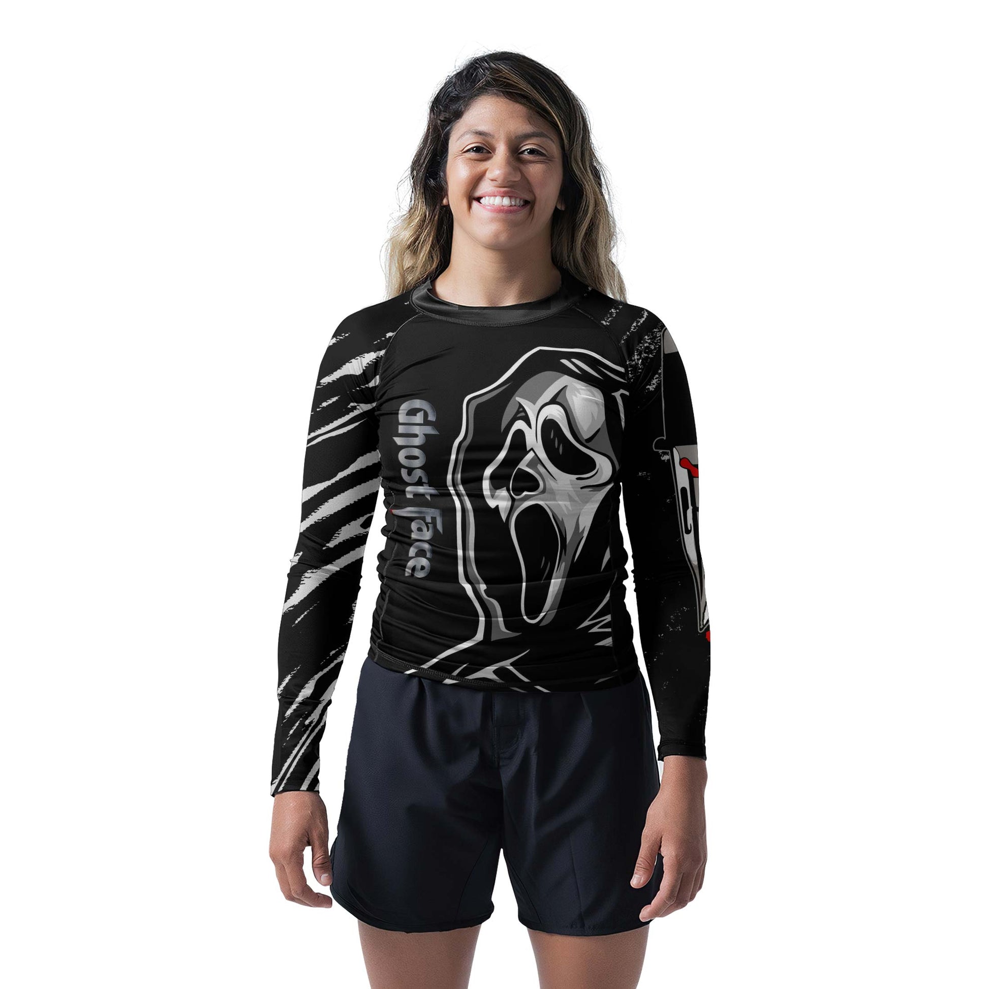Halloween Ghostface Rash Guard