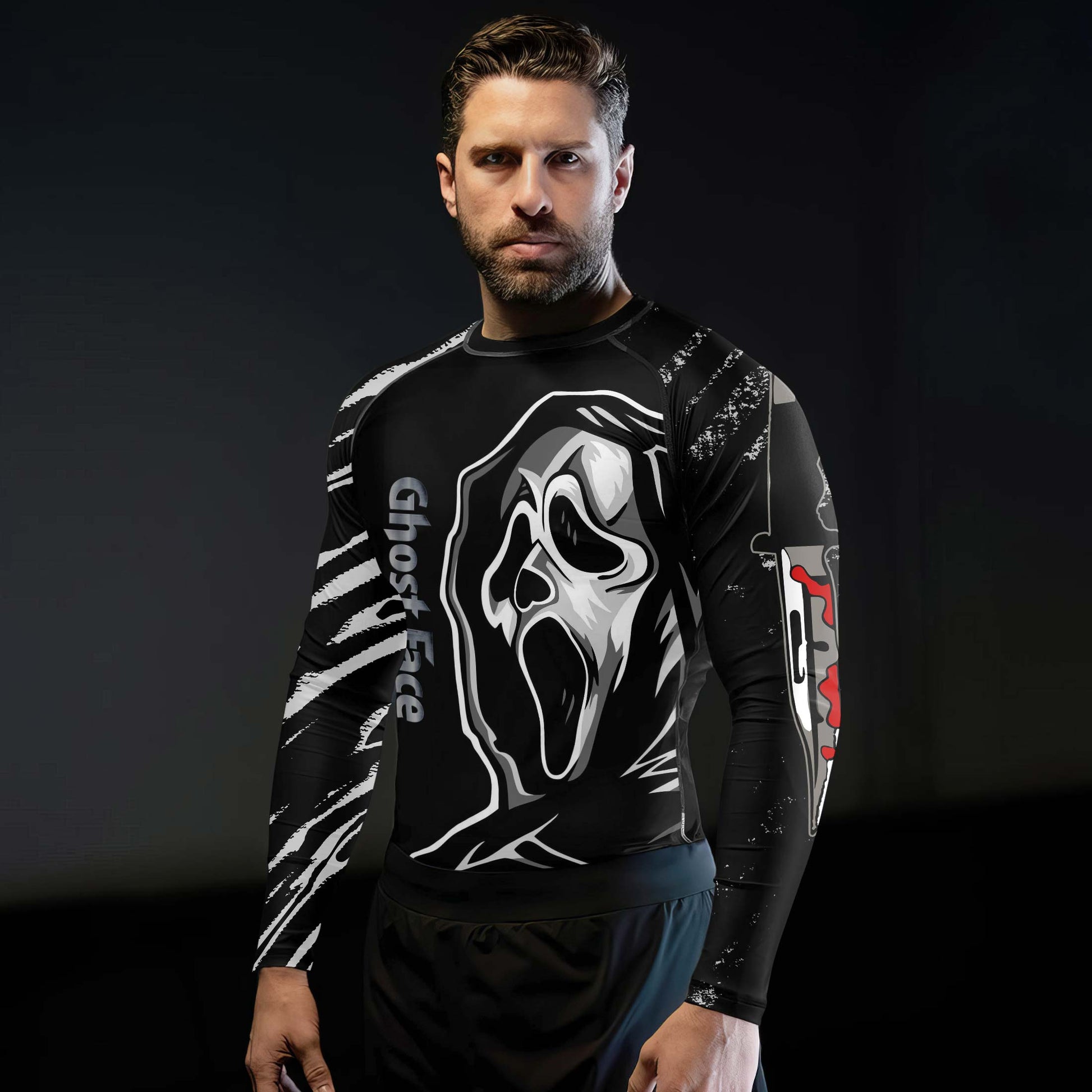 Halloween Ghostface Rash Guard